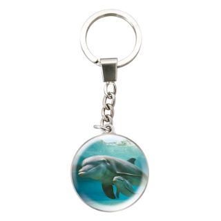 Obrázek z Klíčenka kulatá 3,2cm - delfín (24) 